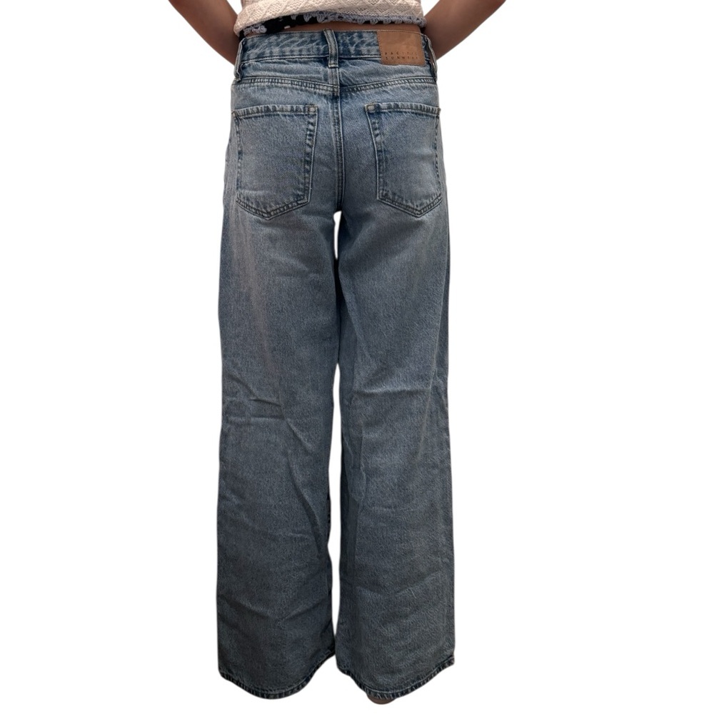 PacSun Blue Flare Wide Leg Jeans